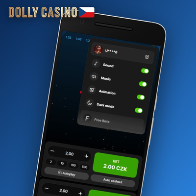 Auto-cashout v Aviator Dolly Casino – číselník s cílovým násobiče 2.00x