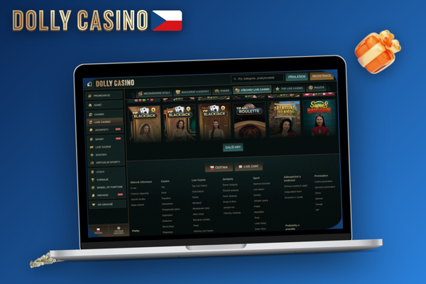 Dolly Casino desktop verze synchronizuje jeden účet napříč PC, notebookem i smartphonem