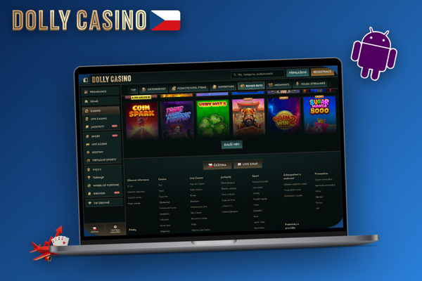 Hráč zadává promo kód při registraci a aktivuje bonus za registraci v Dolly Casino